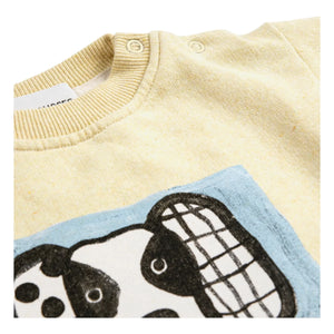 Bobo Choses - Dalmatian Organic Cotton Baby Sweatshirt | Yellow