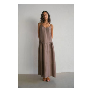 THEAVANT - Silk Martini Dress | Chocolate