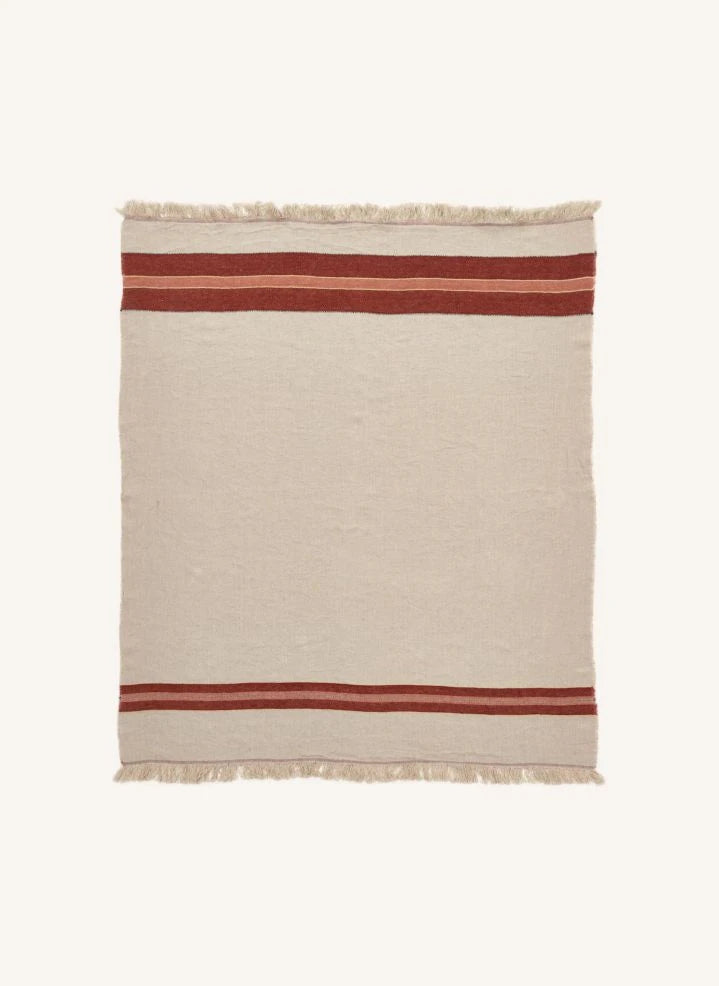 Libeco - Belgium Rug | Terracotta Red