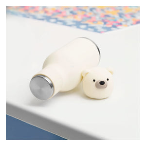Asobu - White Bear Stainless Steel Water Bottle