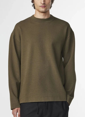 NN.07 - Benja 3530 organic cotton sweatshirt | Olive brown