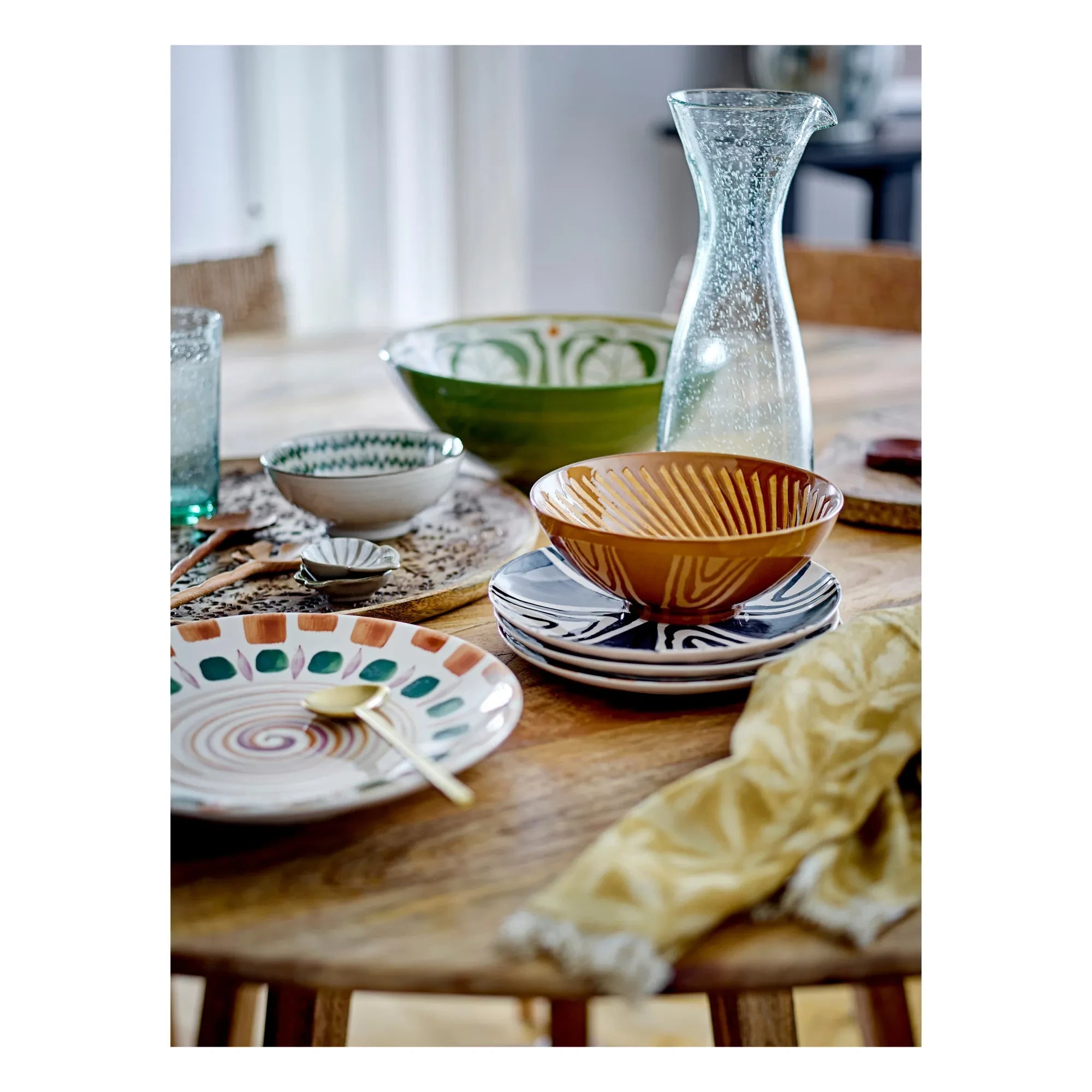 Bloomingville - Shama Plate | Blue