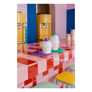 Nailmatic Kids - Renkli, çıtırdayan banyo tuzları - 60 g | Mor
