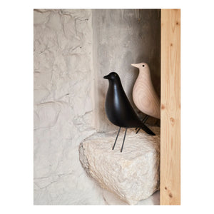 Vitra - House Bird dekoratif kuş | Siyah dişbudak
