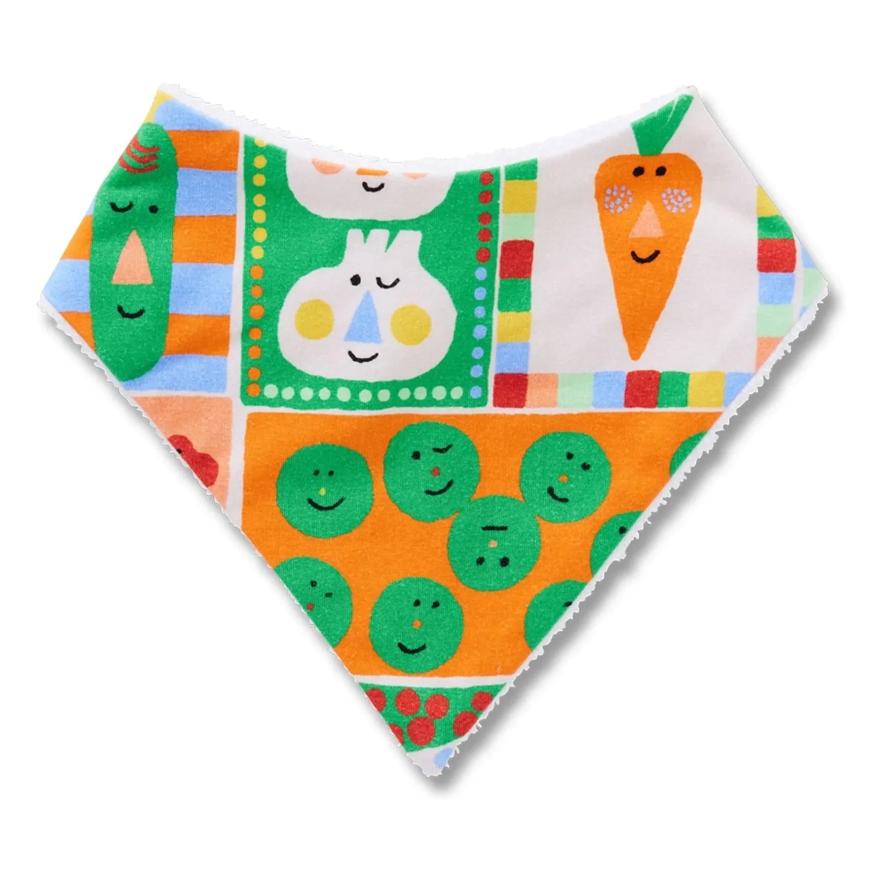 Halcyon Nights - Bib Vegetable Made from Organic Cotton | Orange