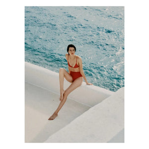 Vanessa Sposi - Red Triangle Bikini Top