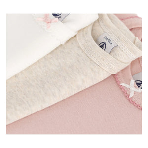 Petit Bateau - 3-Piece Body Set | Pink