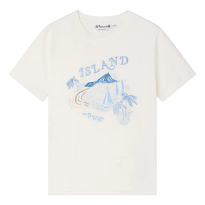 Bonpoint - Thibald Organic Cotton T-Shirt | Ecru