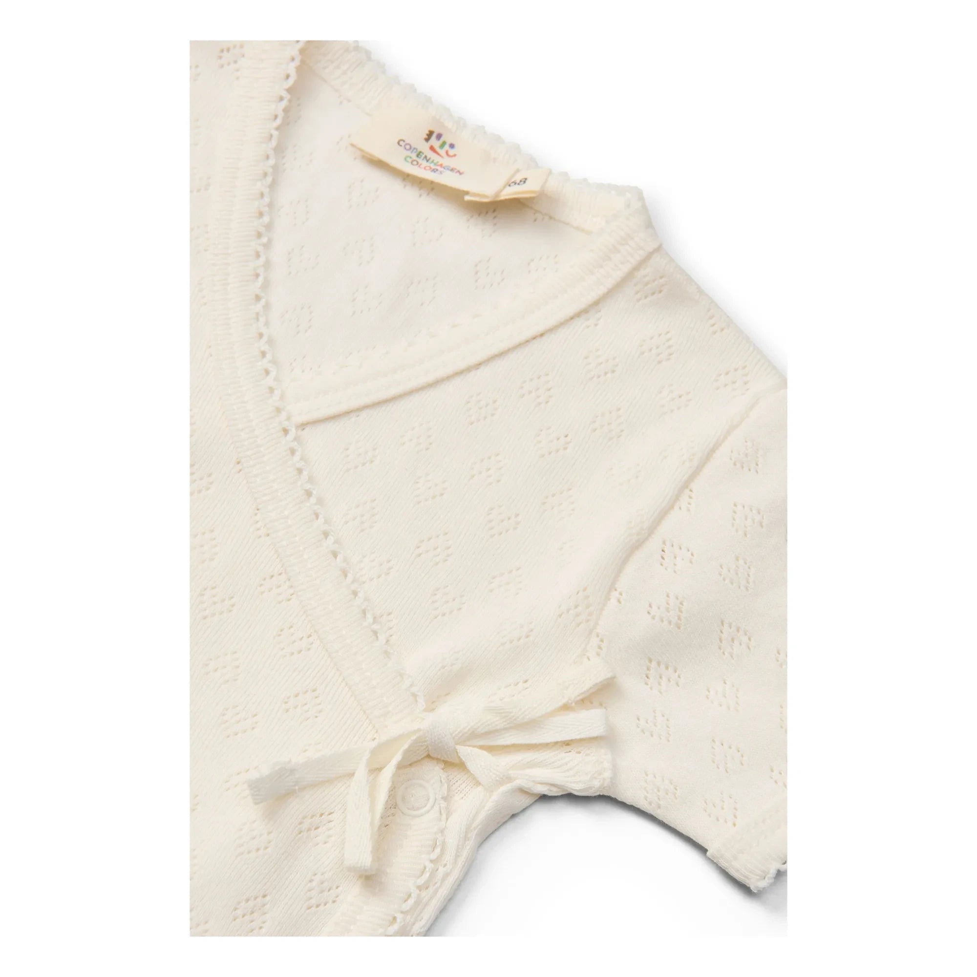 Copenhagen Colors - Body Cache-Cœur Pointelle Organic Cotton | Cream