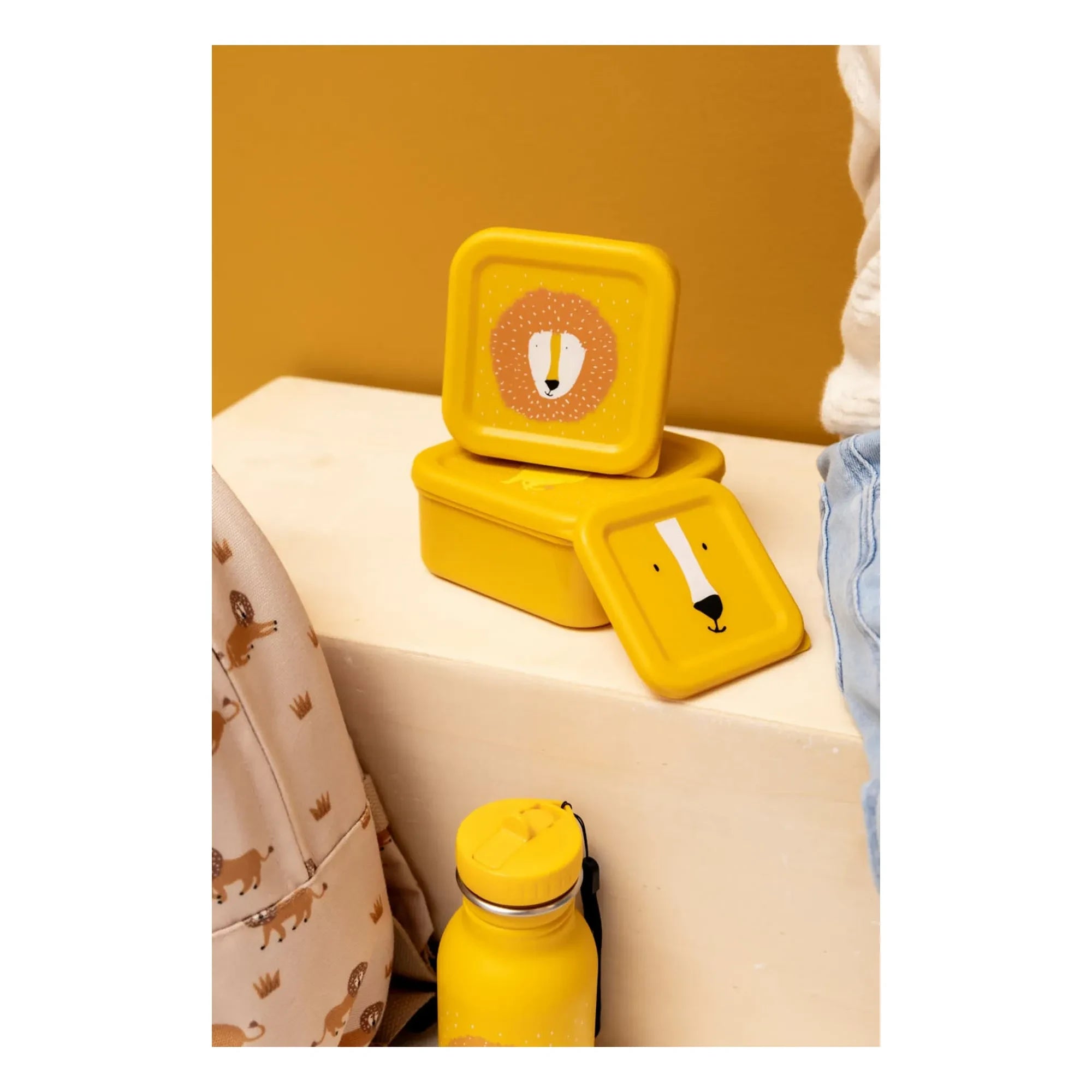 Trixie - Mr. Lion 3-Piece Snack Boxes | Yellow