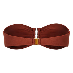 Alma Deia - Blake Bandeau Top | Terracotta