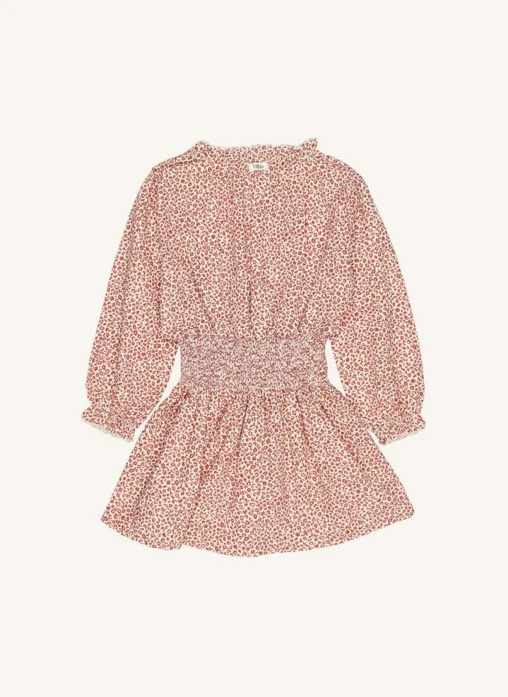 Búho - Gathered Smock Dress | Burgundy