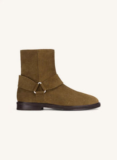 Socque Paris - Suede Dust Boots | Khaki
