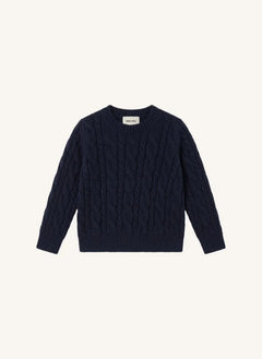 Smallable Woman - Marguerite Wool Sweater | Blue Black