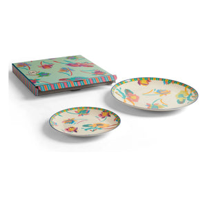 Lisa Corti - Japanese porcelain plates - Set of 2 | Cream