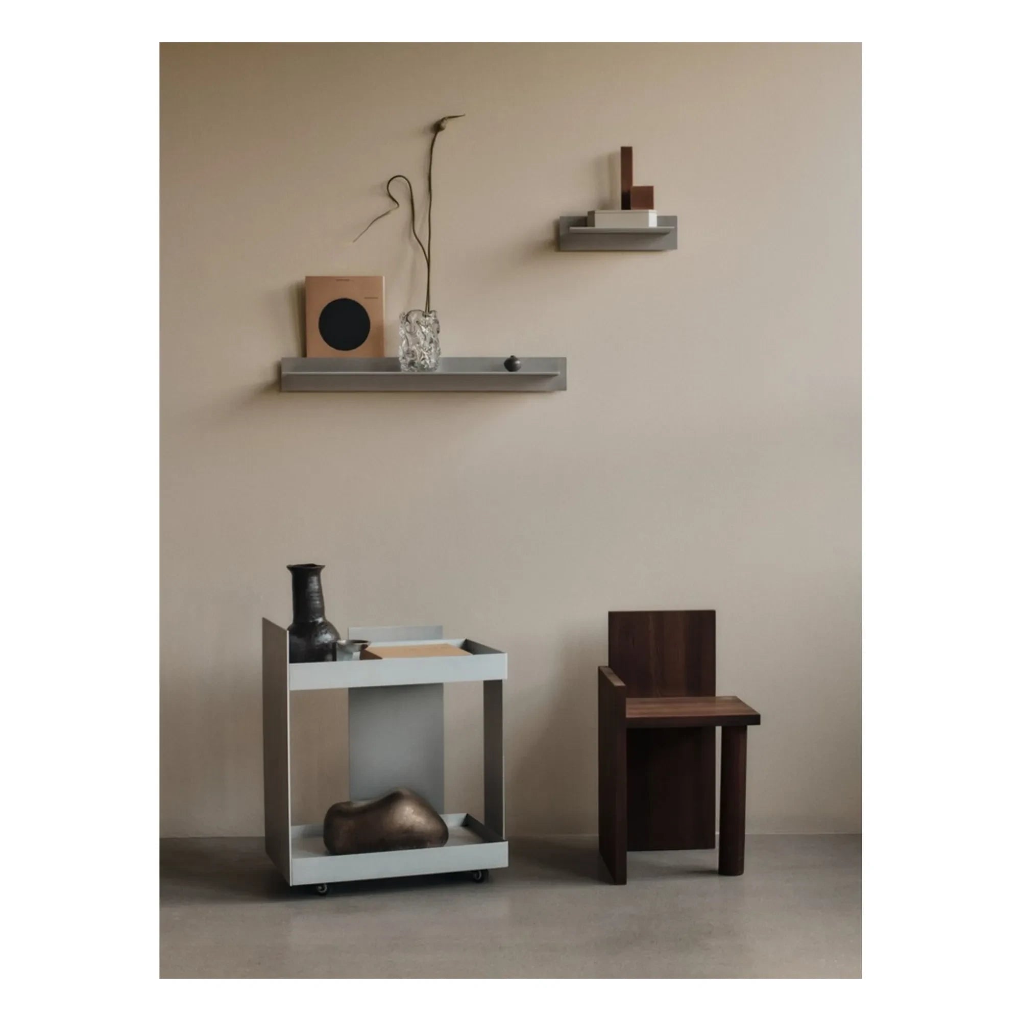 Ferm Living - Lager Aluminum Shelf | Aluminum