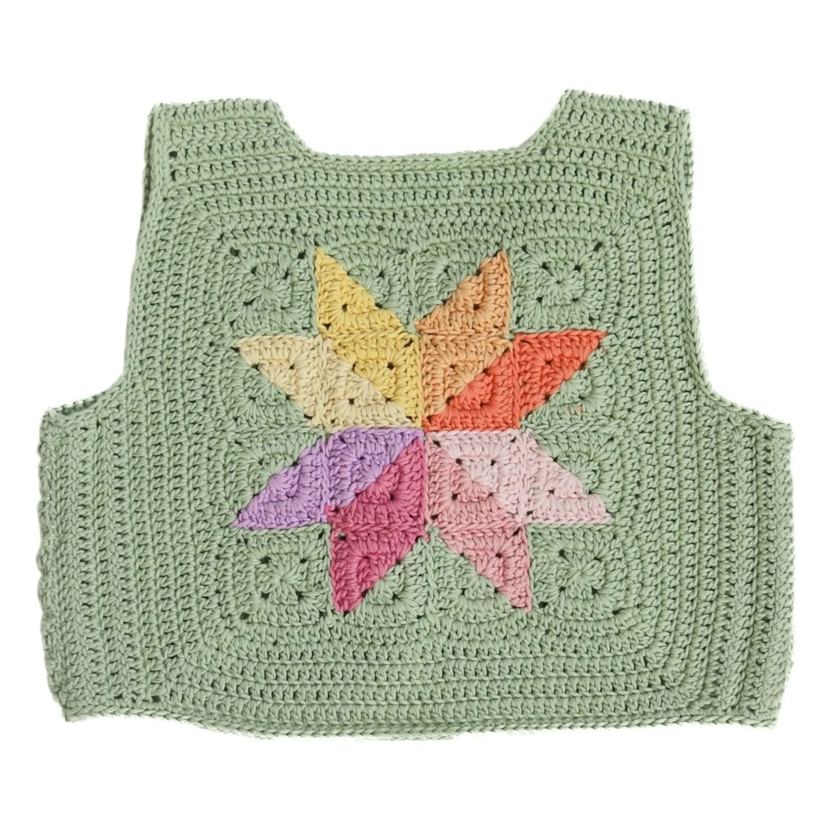Kalinka - Sleeveless Sahara Knit Vest | Green