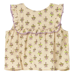 Cozmo - Ari Fleuri Organic Cotton Top | Lavender