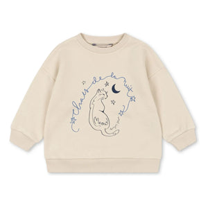 Konges Sløjd - Lou Chat Organic Cotton Sweatshirt | Cream