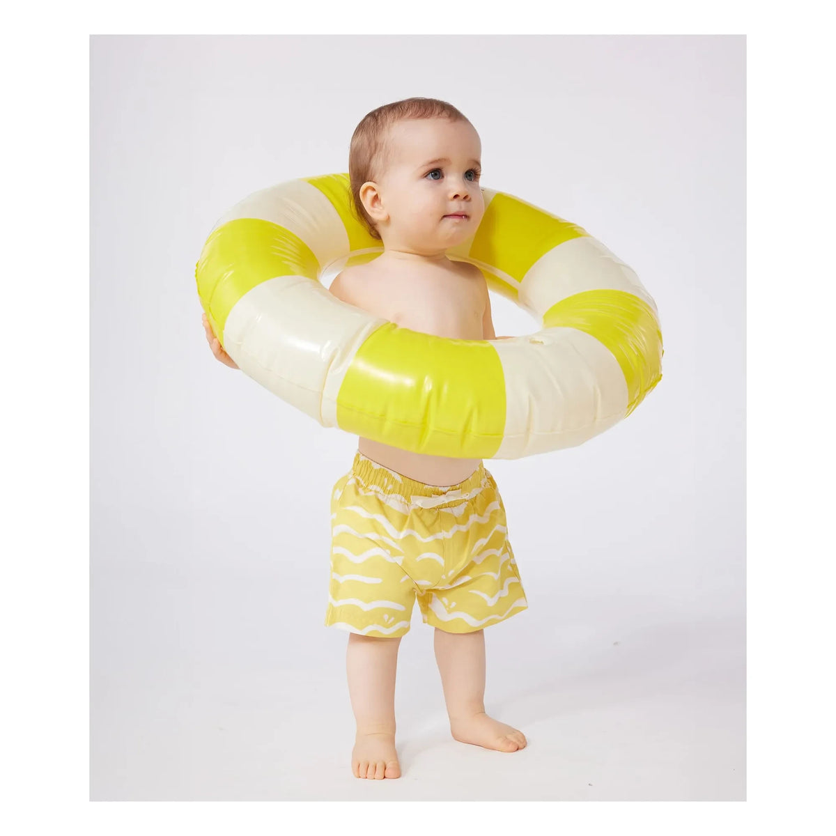 Petit Bateau - Recycled Fiber Swimsuit Shorts | Yellow