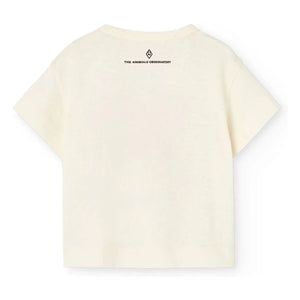 The Animals Observatory - Pangolin T-shirt Organic Cotton | White