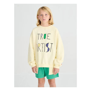 True Artist - Sweat N°11 Organic Cotton | Pale Yellow