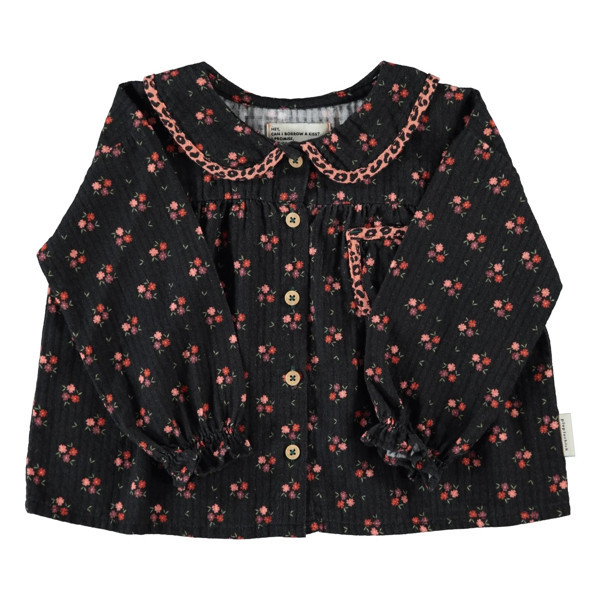 Piupiuchick - Floral Blouse | Black