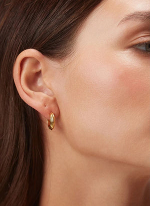 Anni Lu - Golden Deco Earring | Gold