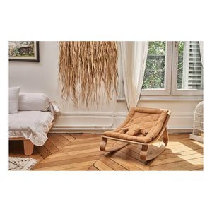 Charlie Crane - Levo Walnut Baby Swing | Camel