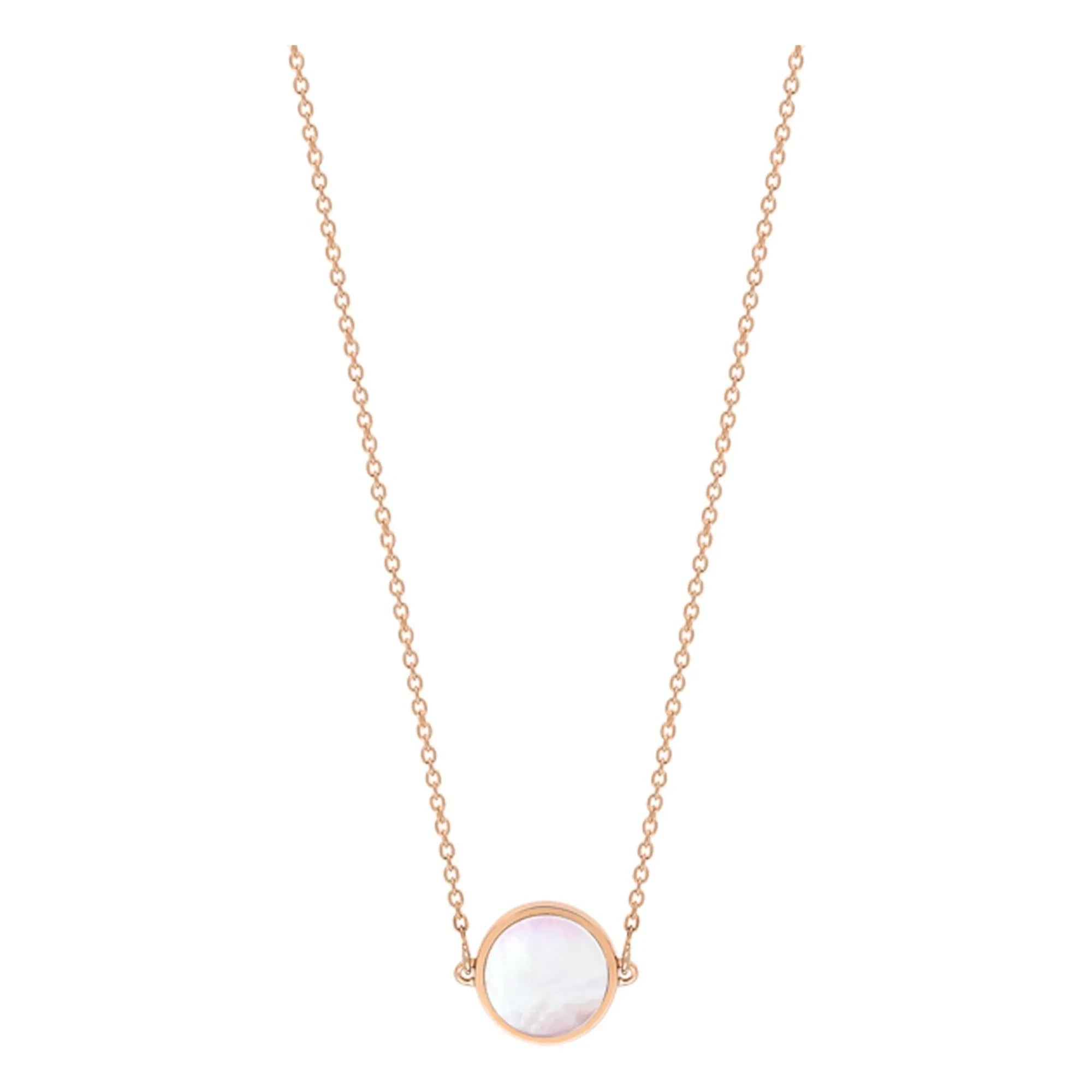 Ginette NY - Disc Mini Ever kolye | Pembe sedef