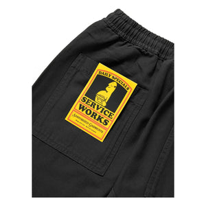 Service Works - Moleskin Chef Pants Organic Cotton | Dark Black