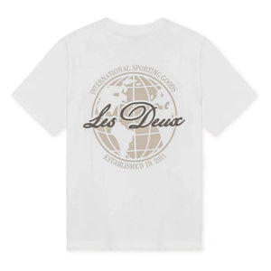 Les Deux - Globe Les Deux T-shirt Organic cotton | White