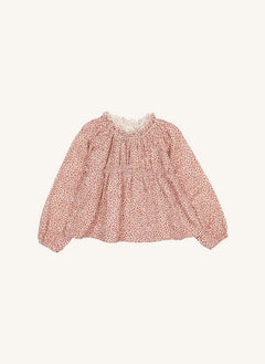 Búho - Ruffled blouse | Burgundy