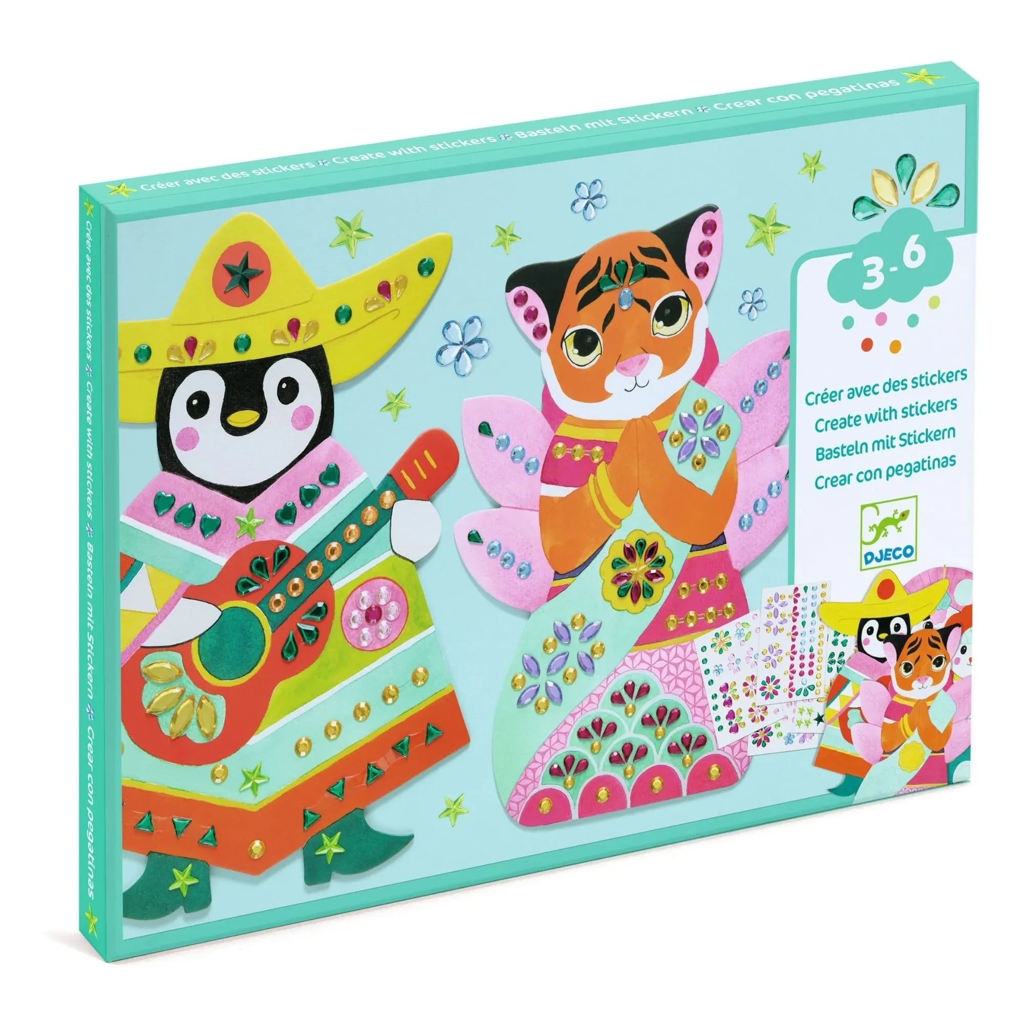 Djeco - Glitter Collages