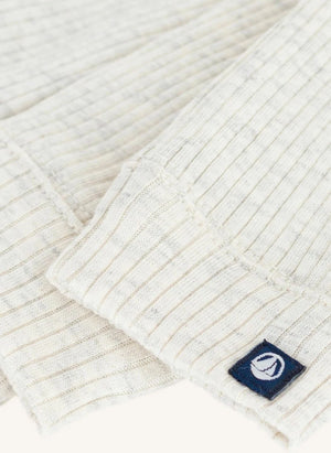 Petit Bateau - Logo Rib Tayt | Heather bej
