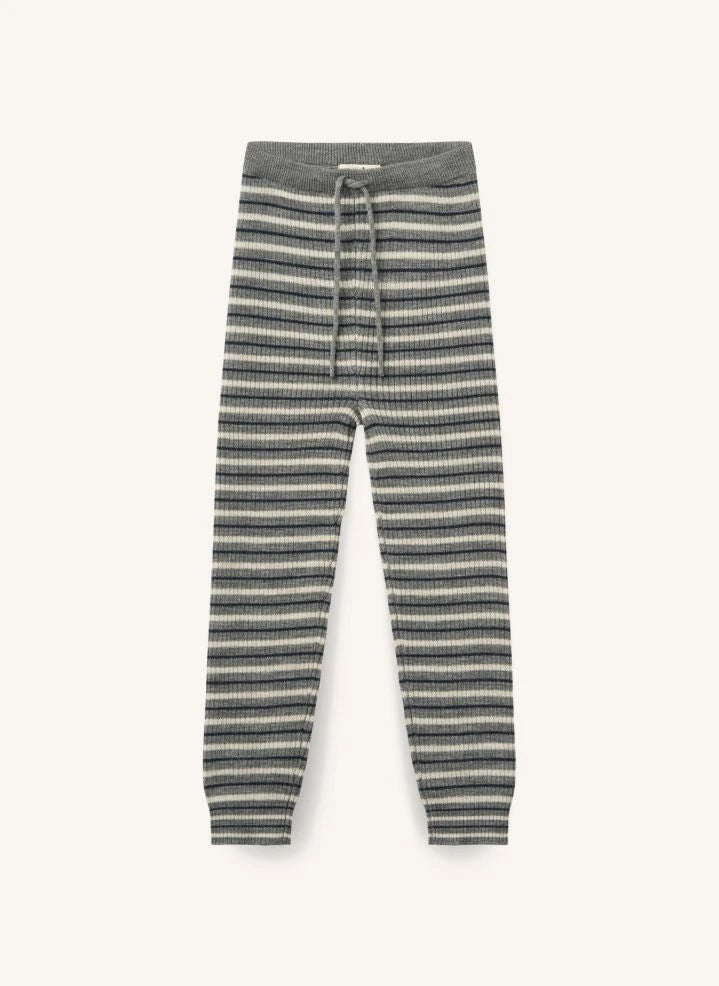 Copenhagen Colors - Classic Ribbed Merino Wool Leggings | Grey