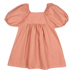 Búho - Organic Cotton Poplin Dress | Dust Pink