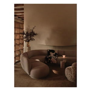 Ferm Living - Cilla Cotton Tapestry Blanket | Brown
