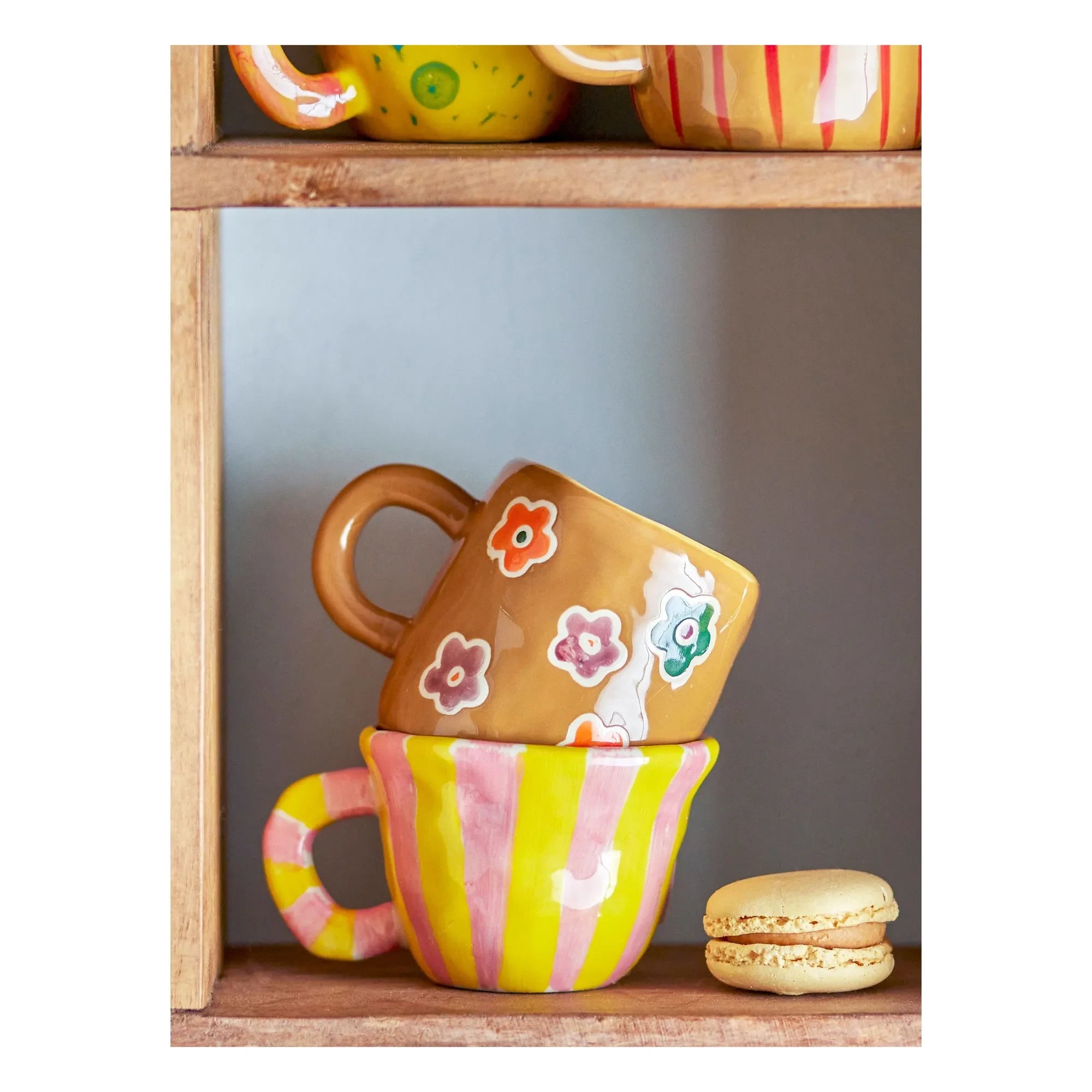 Bloomingville Mini - Nini Ceramic Mug | Pink