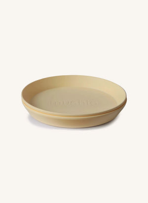 Mushie - Plates - Set of 2 | Yellow