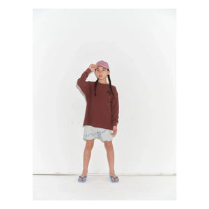 Main Story - Waffle Logo Organic Cotton T-Shirt | Chocolate