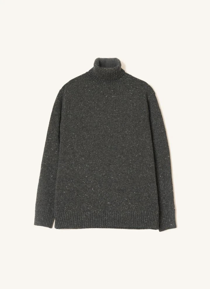 Universal Works - Wool Turtleneck Sweater | Black