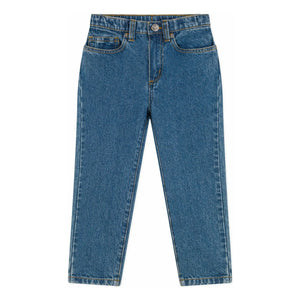 Petit Bateau - Düz Jean Pantolon Ham Organik Pamuk | Kot mavisi