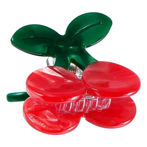 Rockahula Kids - 2-piece Cherry Pearl Hair Clip Set | Green