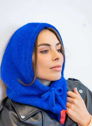 K'puche - Kim Alpaca Hooded Sweatshirt | Royal blue
