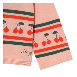 Tinycottons - Cherry Knit Polo | Pink