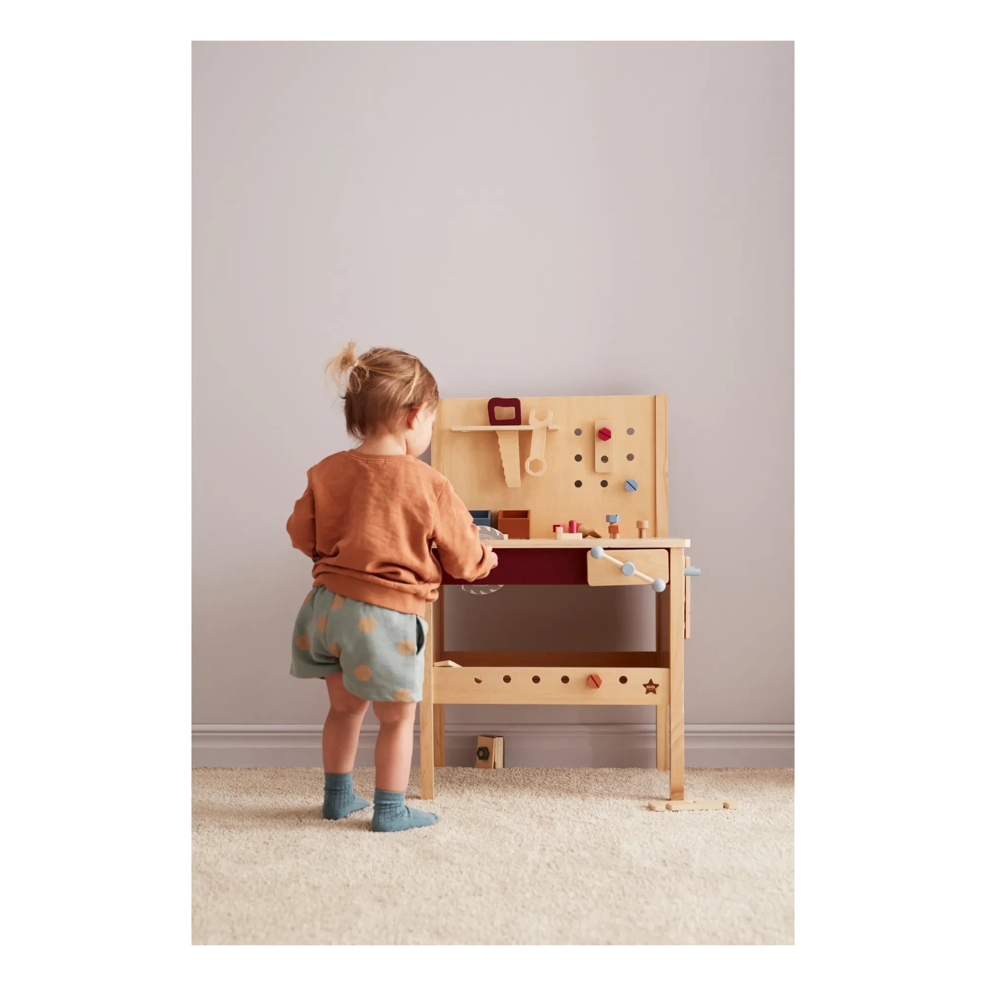 Kid's Concept - Wooden Workbench and Accessories