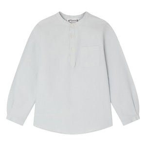 Bonpoint - Claude Organic Cotton Kurta | Gray Blue