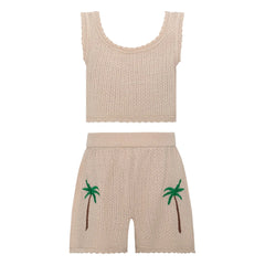 Pepita & Me - Rocky Maille Top and Shorts Set | Ivory