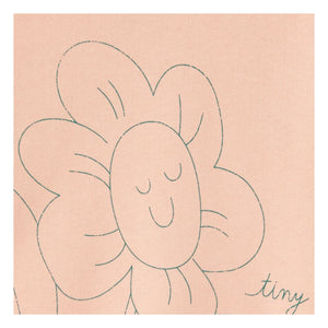 Tinycottons - Flower Sweat Organic Cotton | Pale Pink